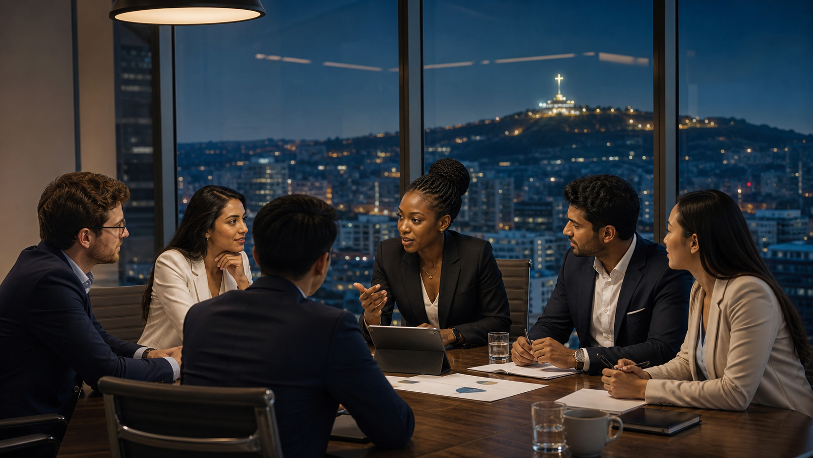 Strategy & Consulting Showcase — Strategy consultants collaborating